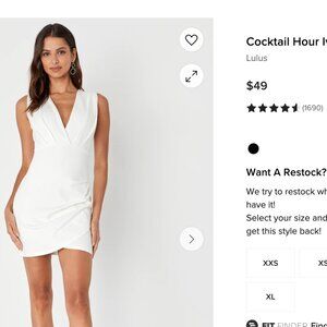 Cocktail Hour Ivory Wrap Dress Lulus